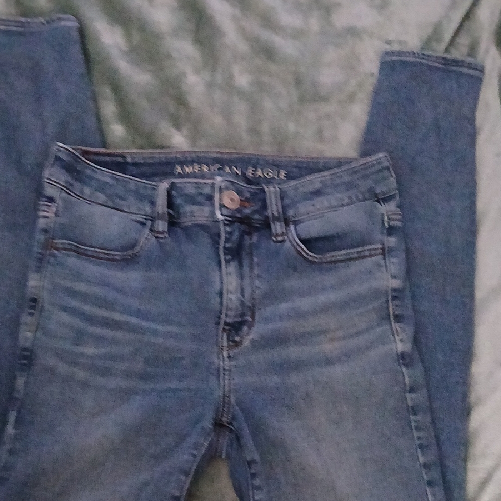 American Eagle Outfitters Women's Classic Blue Skinny Jeans